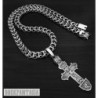 Byzantine mens chain solid 925 sterling silver woven kardinal ramzes