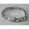 Curb mens 925 sterling silver bracelet chain man celtic art