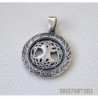 Celtic Tree of Life solid 925 sterling silver pendant charm amulet