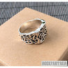 Срібне чоловіче кільце перстень печатка Кельтський вузол