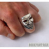 Mask ring sterling silver Vendetta
