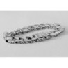 Curb bracelet sterling silver mens celtic