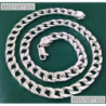 Curb men necklace solid 925 sterling silver chain heavy wide links box lobster clasp