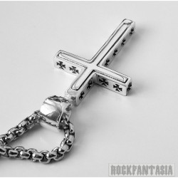 Срібний чоловічий хрестик кулон підвіска