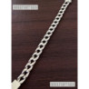 Curb bracelet sterling silver mens