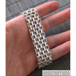 Anchor sterling silver bracelet