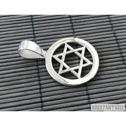 Sterling Silver Star David pendant jewish