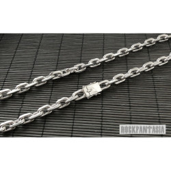 Anchor heavy big chain necklace sterling silver wide massive