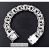 Garibaldi bracelet chain double sterling silver heavy wide bismark