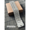 Mens bracelet triple chain sterling silver woven byzantine heavy wide huge box clasp