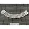Mens bracelet triple chain sterling silver woven byzantine heavy wide huge box clasp