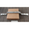 Byzantine foxtail mens bracelet chain solid 925 sterling silver