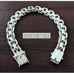 Anchor solid 925 sterling silver bracelet chain mens heavy wide