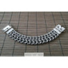 Kardinal bracelet sterling silver heavy wide. Engraving initials mens sterling silver bracelet id
