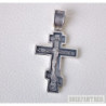 Cross pendant sterling silver mens christian orthodox. Срібний хрестик чоловічий православний