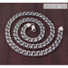 Necklace byzantine mens sterling silver chain garibaldi bismark