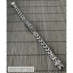 Celtic bracelet solid sterling silver 925 mens woven byzantine box clasp