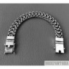 Handmade Emperor Mens Bracelet solid sterling silver double chain woven byzantine