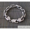 Anchor heavy wide solid 925 sterling silver bracelet chain mens lobster clasp gift